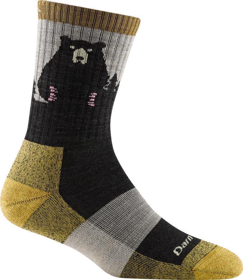 Bear Town Micro Crew Lightweight Cushion Socks - Womens - oatmeal 1