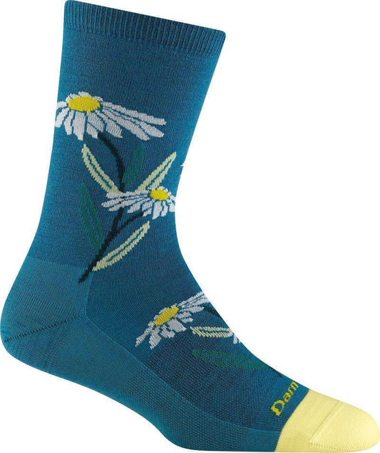 Blossom Crew Lightweight Socks - Womens - Cascade 1