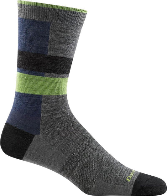 Eclipse Crew Lightweight Cushion Socks - Mens - gray 1