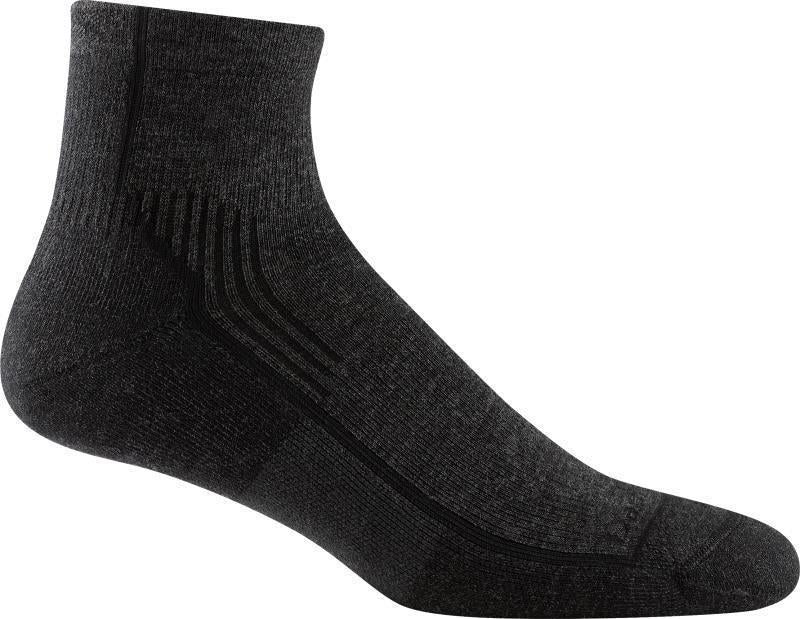 Hiker 1/4 Midweight Cushion Socks - Mens - Onyx Black 1