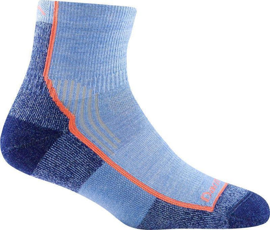 Hiker 1/4 Midweight Cushion Socks - Womens - Dusk Denim 1