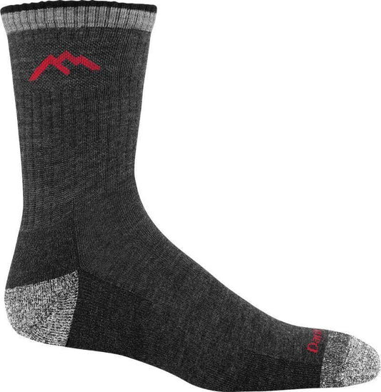 Hiker Micro Crew Midweight Cushion Socks - Mens - Black 1