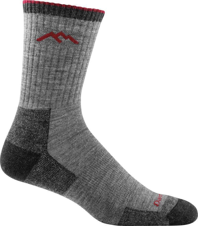 Hiker Micro Crew Midweight Cushion Socks - Mens - Charcoal 1