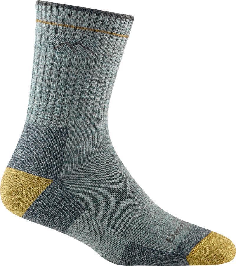 Hiker Micro Crew Midweight Cushion Socks - Womens - Sage 1