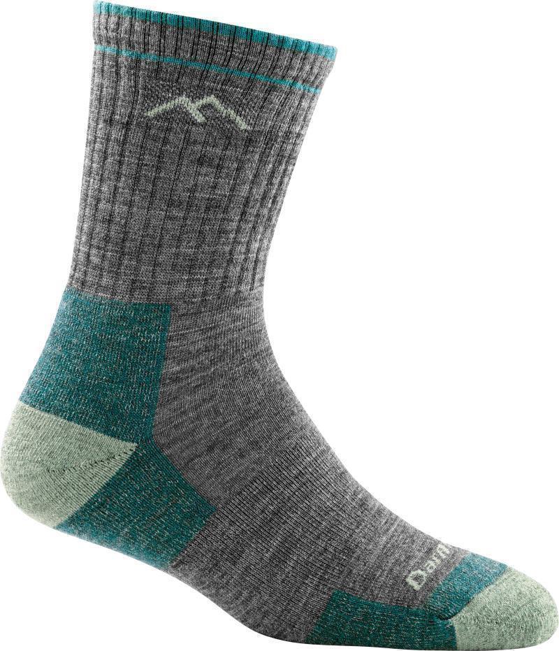 Hiker Micro Crew Midweight Cushion Socks - Womens - Slate 1