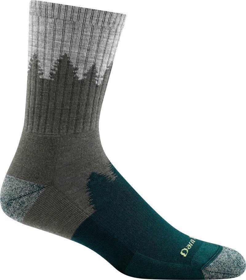 Number 2 Micro Crew Midweight Cushion Socks - Mens - Green 1
