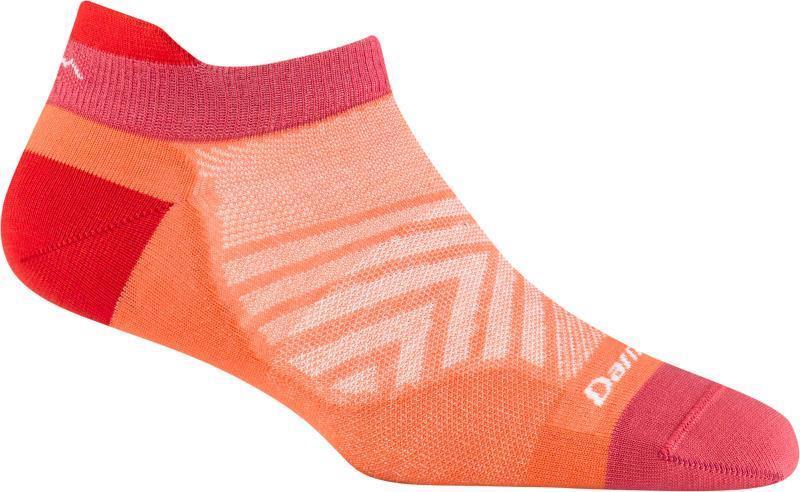 Run No Show Tab Ultralight Socks - Womens - Coral 1