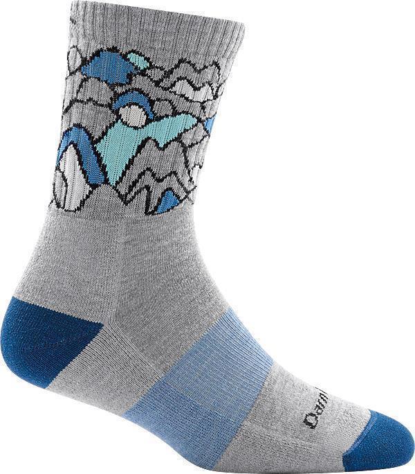 Zuni Coolmax Micro Crew Midweight Cushion Socks - Womens - Light Gray 1