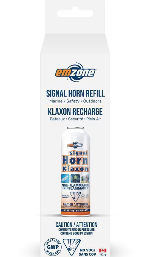 Emzone Mini Signal Air Horn, Non Flammable 5oz - Refill - Not Applicable 1