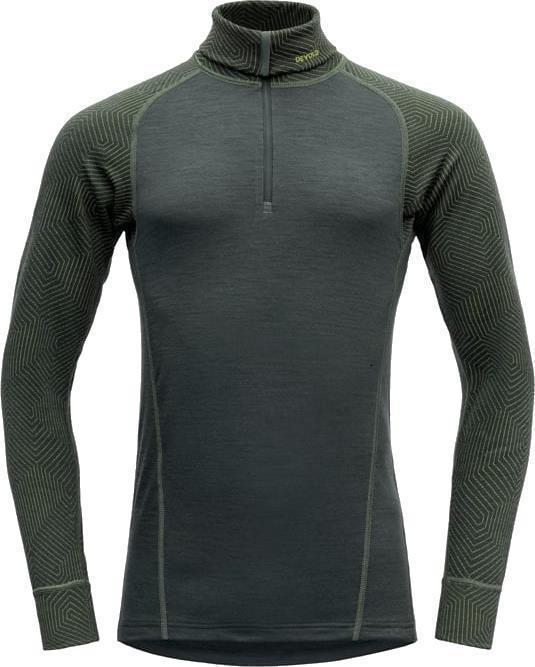 Duo Active Merino 205 LS Zip Neck - Mens - woods 1