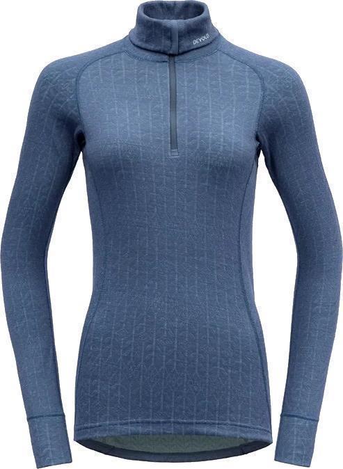 Duo Active Merino 205 LS Zip Neck - Womens - vintage 1