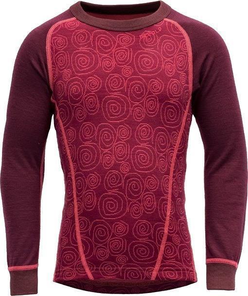 Duo Active Merino Shirt - Kids - Beetroot 1
