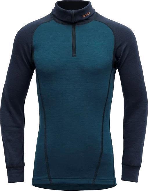 Duo Active Merino Zip Neck - Junior - Ink 1