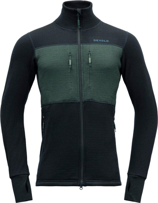Egga Grid Merino Jacket - Mens - Ink / Woods 1