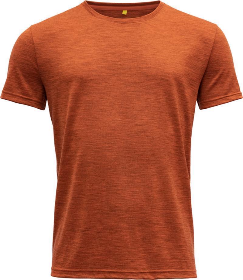 Eika Merino 150 SS Tee - Mens - brick melange 1