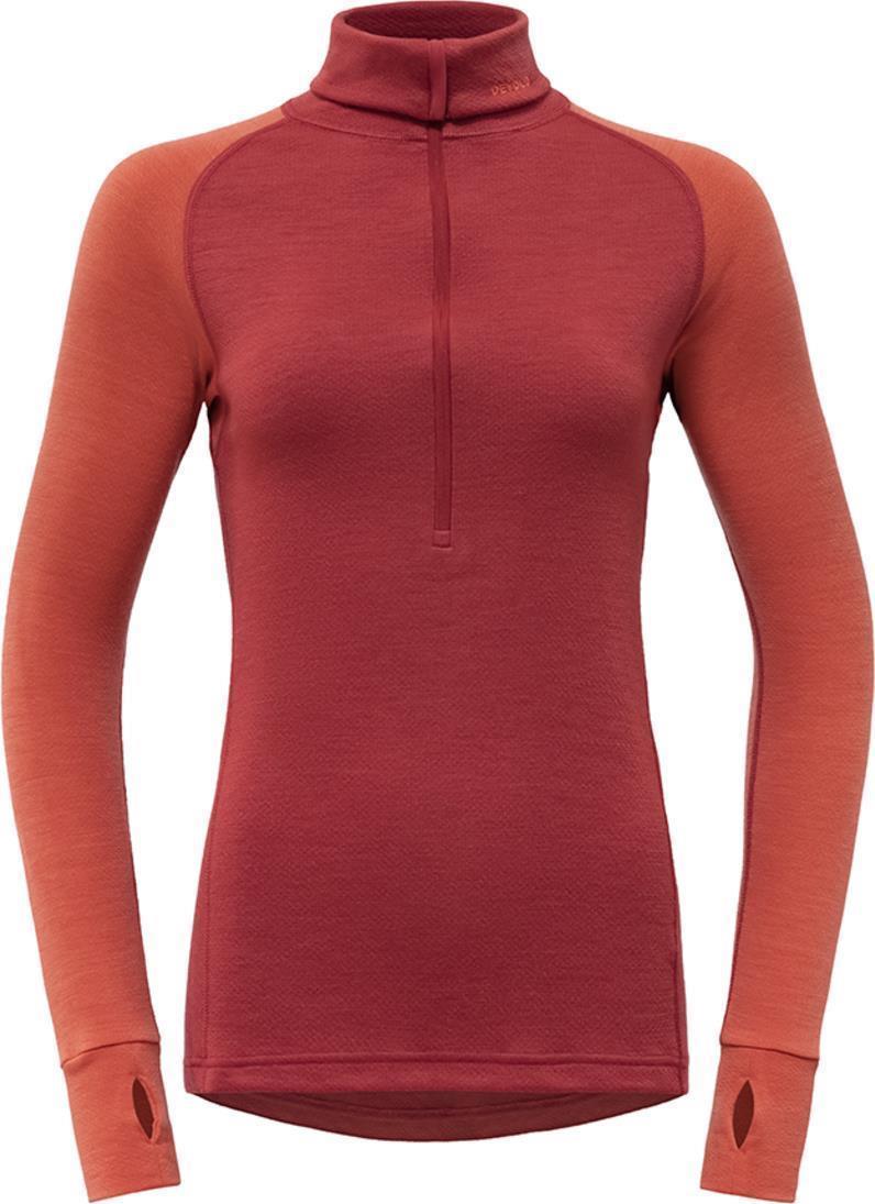 Expedition Merino 235 Zip Neck - Womens - Beauty / Coral 1
