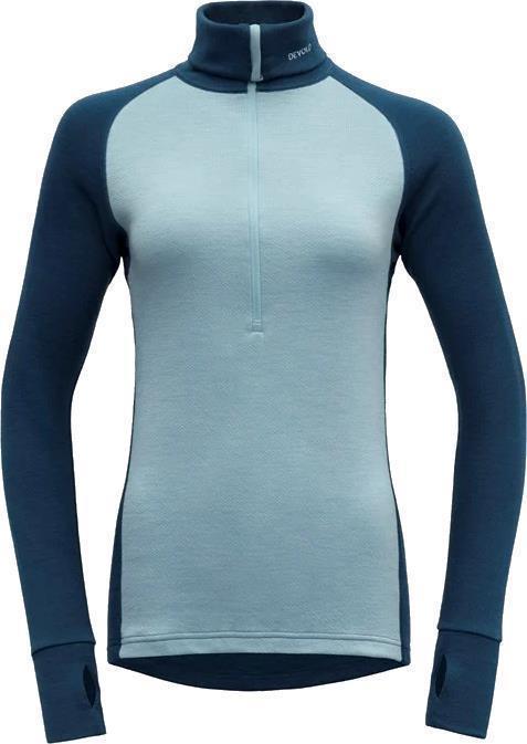 Expedition Merino 235 Zip Neck - Womens - Flood / Cameo 1