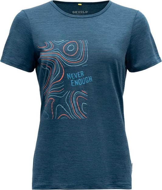 Hellesylt Merino 130 Tee - Womens - Flood 1