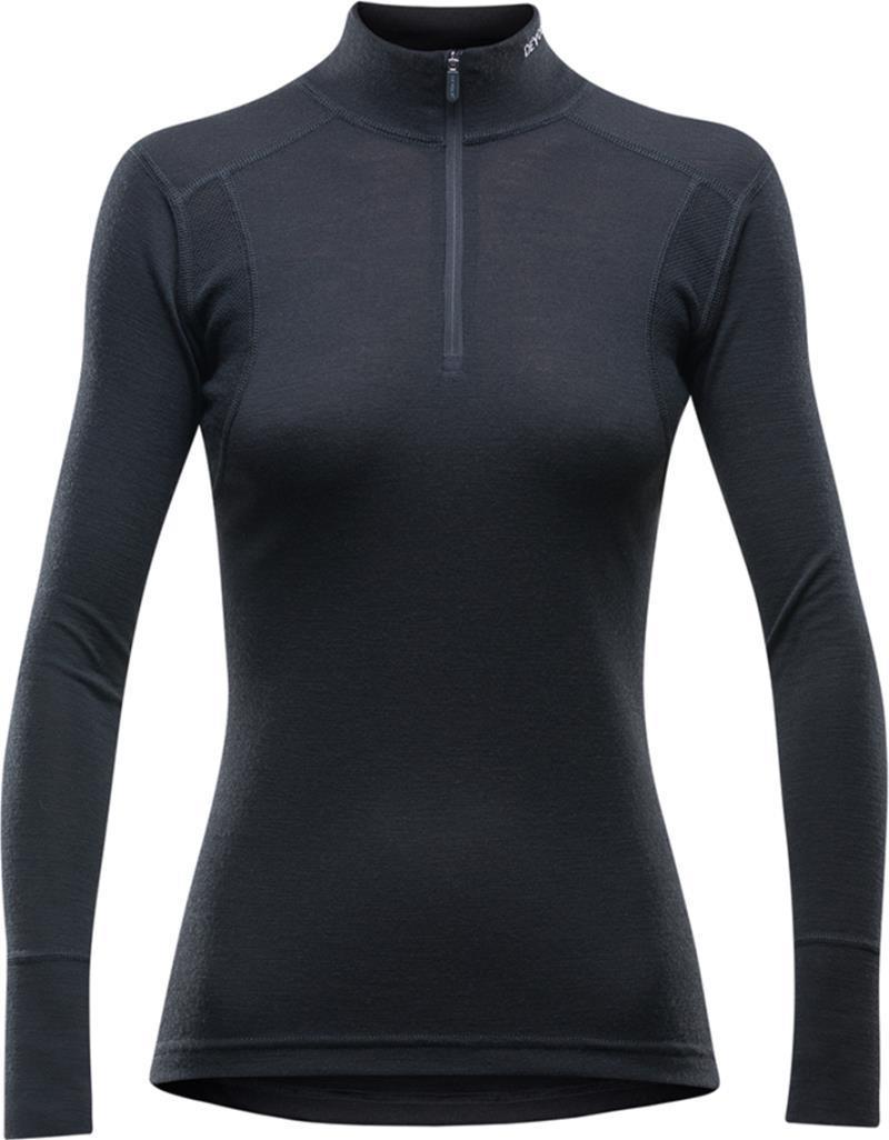 Hiking Half Zip Neck - Womens - Black 1