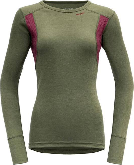 Hiking LS Shirt - Womens - Lichen / Beetroot 1