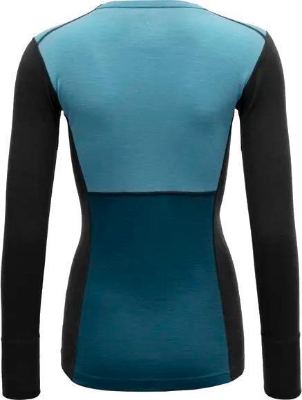 Lauparen Merino 190 LS Shirt - Womens - Moon / Ink / Flood 2