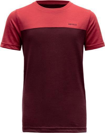 Norang Merino Tee - Junior - Port / Beauty 1