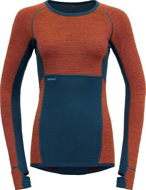 Tuvegga Merino LS Shirt - Womens - flame 1