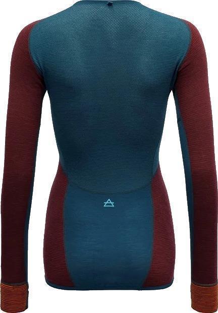 Tuvegga Merino LS Shirt - Womens - flame 1