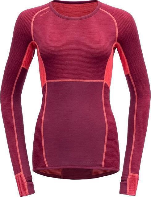 Tuvegga Merino LS Shirt - Womens - poppy 1