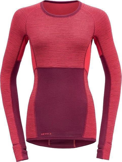 Tuvegga Merino LS Shirt - Womens - poppy 1
