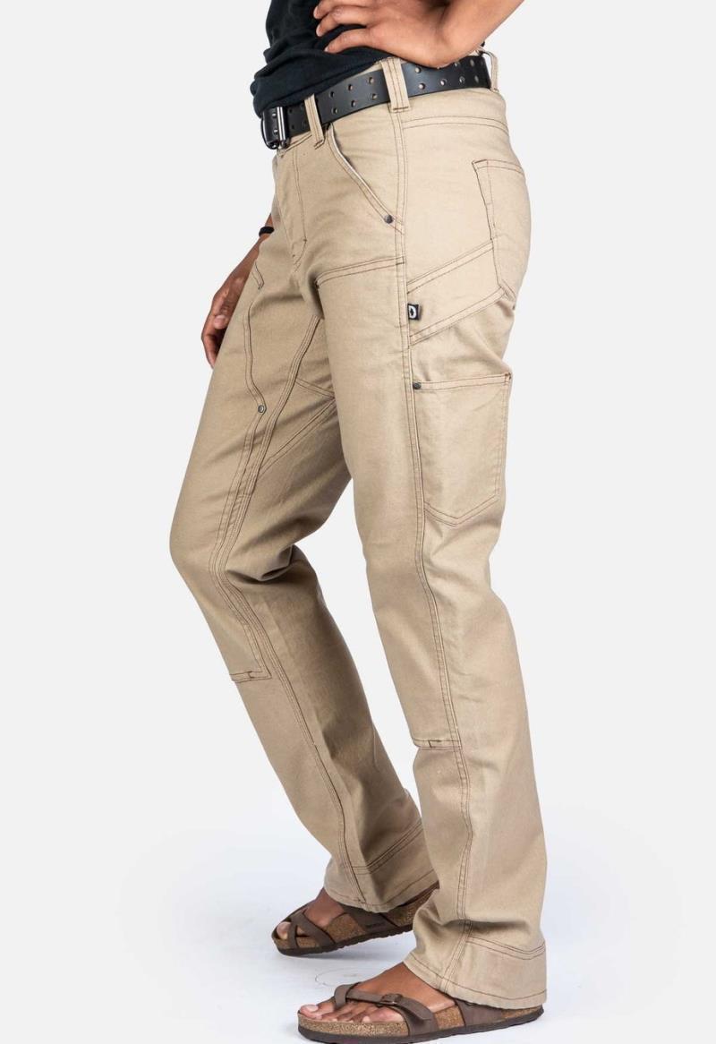 Anna Taskpant, 28" Inseam - Womens - Khaki Canvas 3