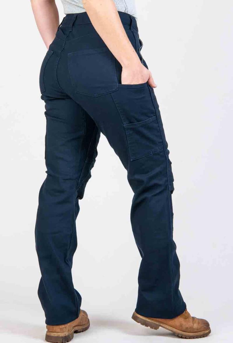 Anna Taskpant, 30" Inseam - Womens - Uniform Navy Canvas 2