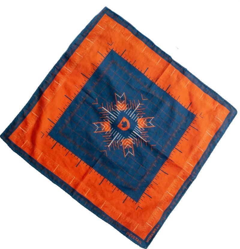 Baseline Bandana - Womens - Paprika / Blue 1
