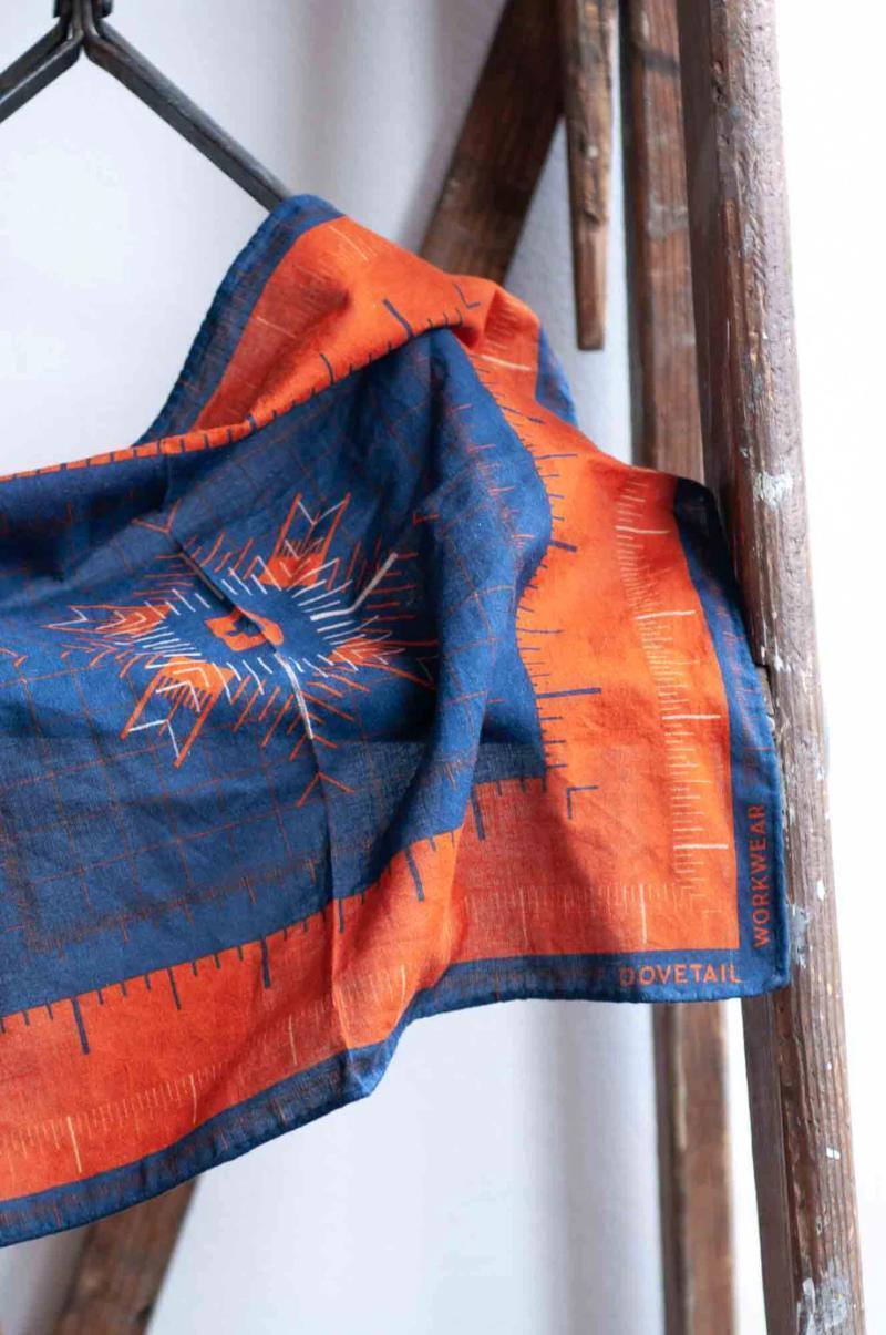 Baseline Bandana - Womens - Paprika / Blue 2