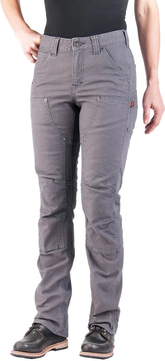Britt Utility Pants, Canvas, 28" Inseam - Womens - Dark Grey Canvas 1