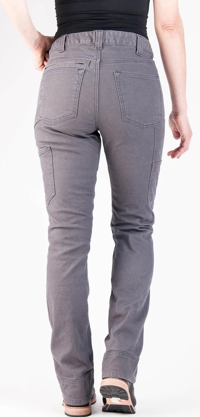 Britt Utility Pants, Canvas, 32" Inseam - Womens - Dark Grey Canvas 2