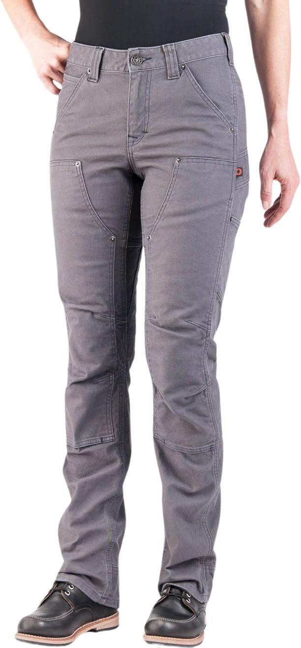 Britt Utility Pants, Canvas, 34" Inseam - Womens - Dark Grey Canvas 1