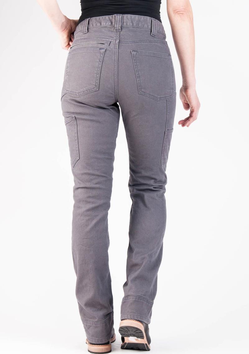 Britt Utility Pants, Canvas, 34" Inseam - Womens - Dark Grey Canvas 2
