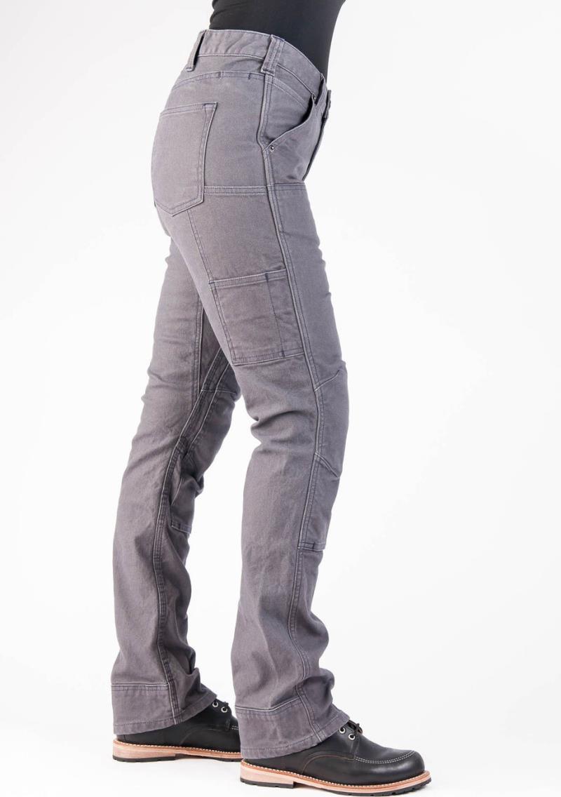 Britt Utility Pants, Canvas, 34" Inseam - Womens - Dark Grey Canvas 3