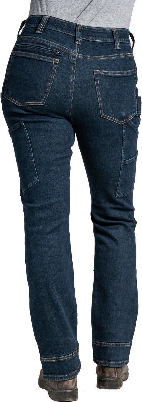 Britt X Power Hemp Pants, 28" Inseam - Womens - Indigo Denim 2
