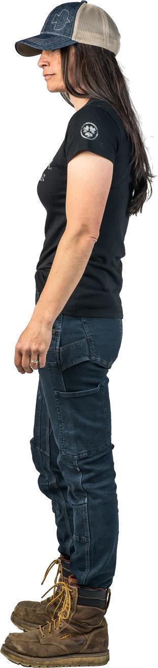 Britt X Power Hemp Pants, 28" Inseam - Womens - Indigo Denim 6