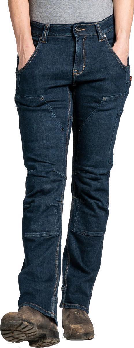 Britt X Power Hemp Pants, 32" Inseam - Womens - Indigo Denim 1