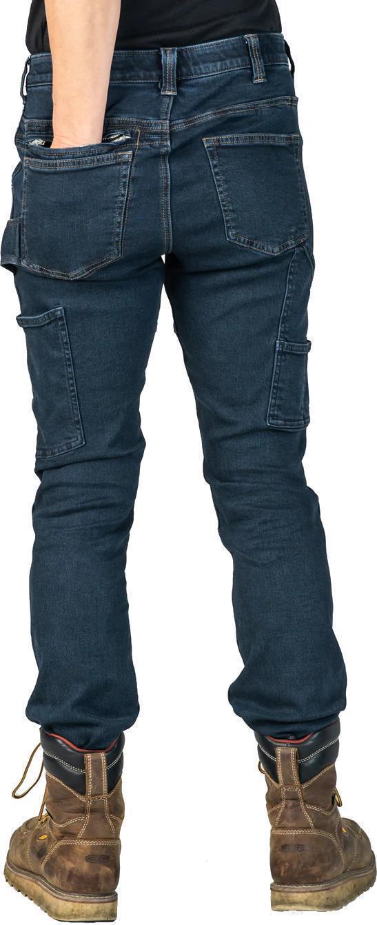Britt X Power Hemp Pants, 34" Inseam - Womens - Indigo Denim 4