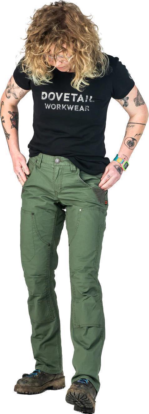 Britt X Ultralight Pants, 32" Inseam - Womens - Lichen Green Ripstop 5