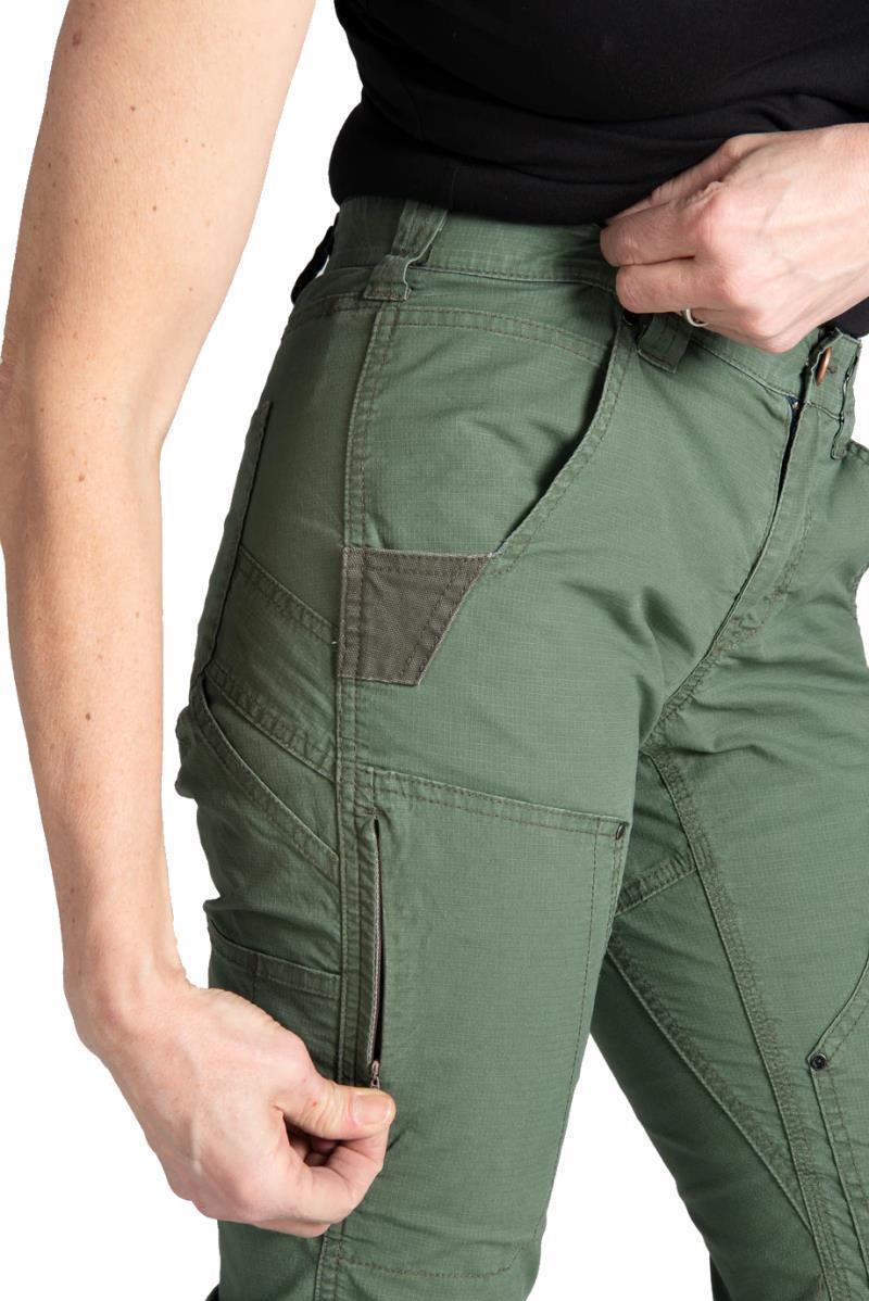 Britt X Ultralight Pants, 34" Inseam - Womens - Lichen Green Ripstop 6