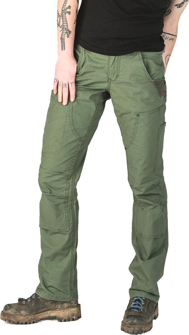 Britt X Ultralight Pants, 34" Inseam - Womens - Lichen Green Ripstop 1