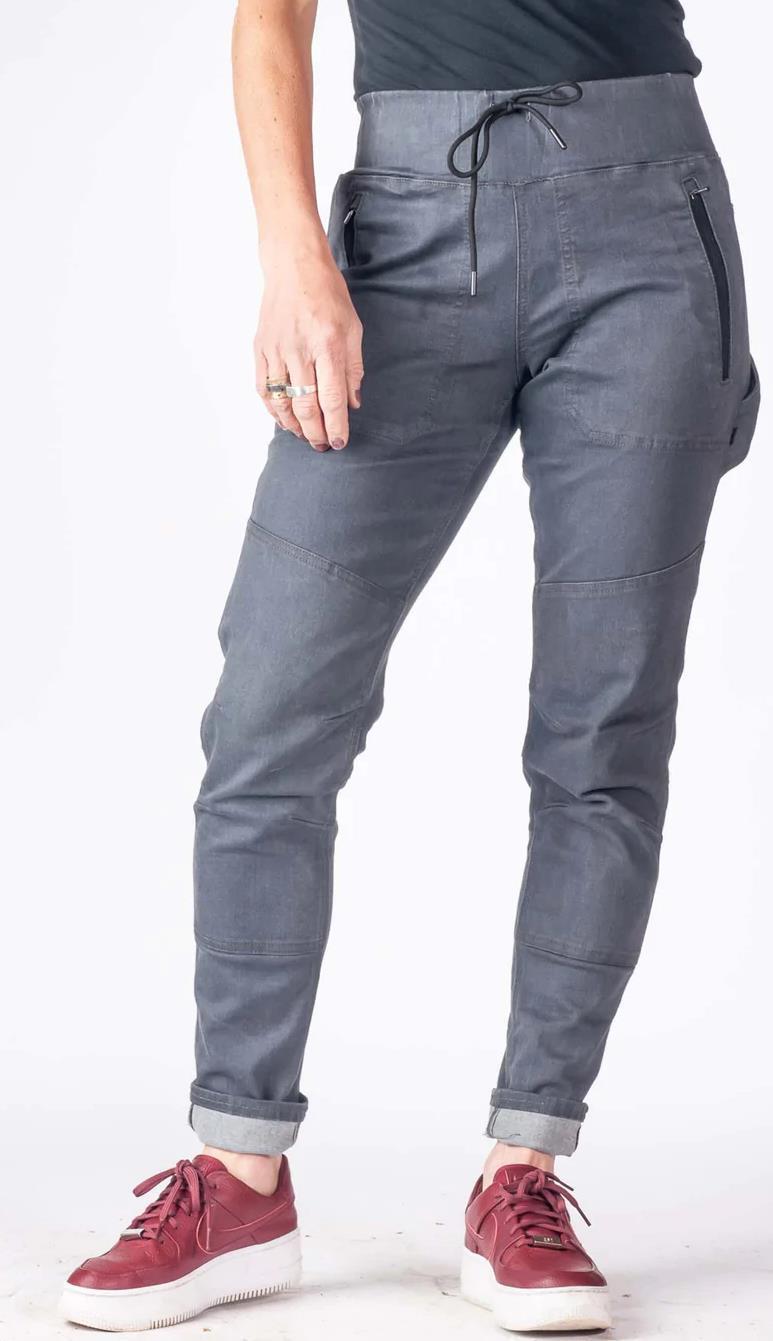 Christa DIY Pants, 29" Inseam - Womens - Magnet Grey Denim 2