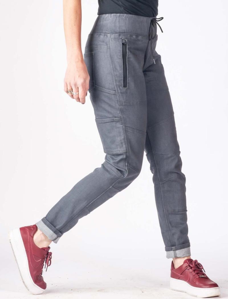 Christa DIY Pants, 31" Inseam - Womens - Magnet Grey Denim 4