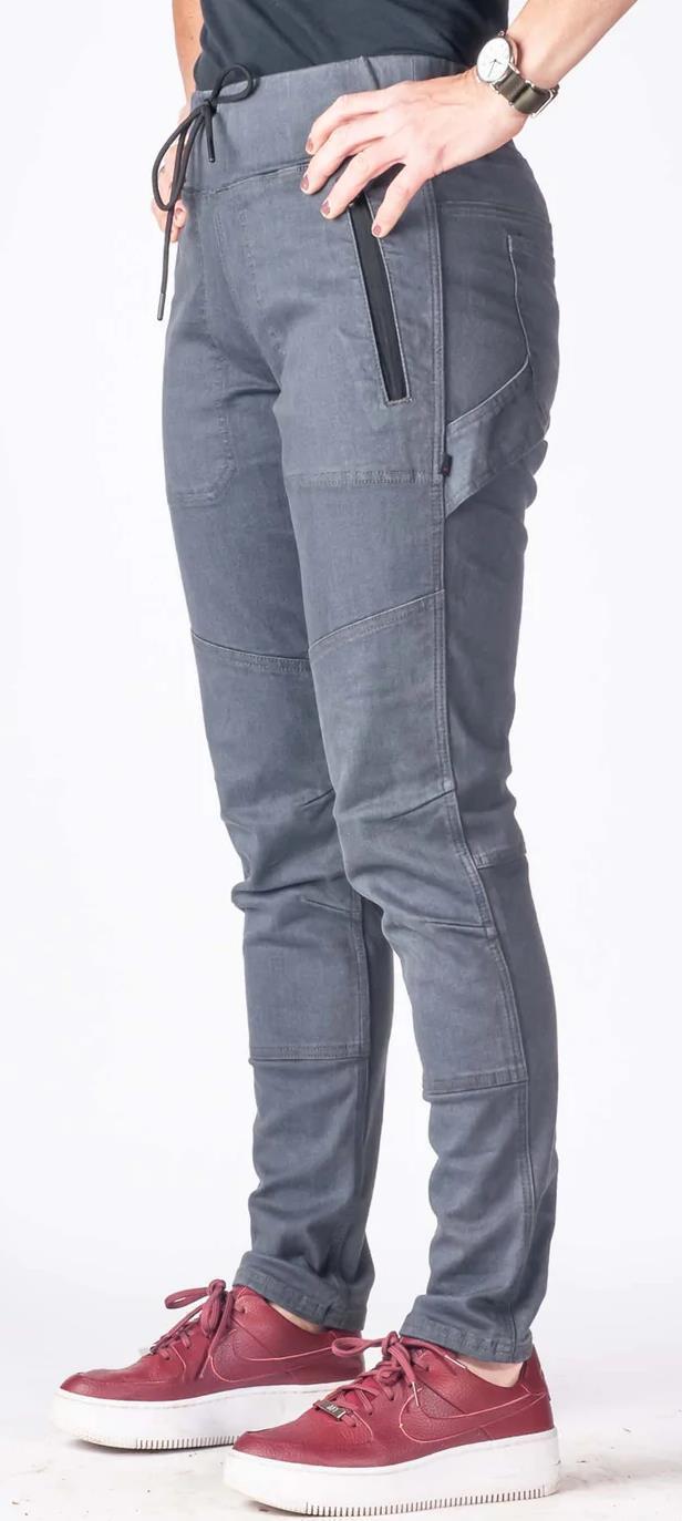 Christa DIY Pants, 33" Inseam - Womens - Magnet Grey Denim 2
