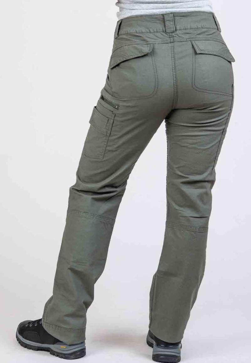 Day Construct Pants, 28" Inseam - Womens - Olive Green 4